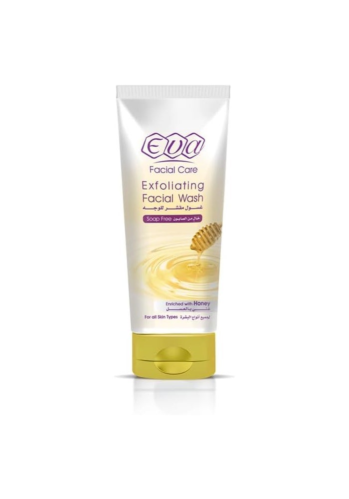 Eva Exfoliating Facial Wash Enriched With Honey for All Skin Types - 150 ml - Image 1